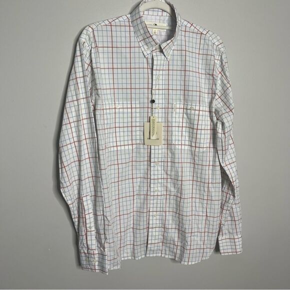 Duck Head Performance Poplin Plead Guide Shirt NEW MEDIUM - Picture 4 of 9